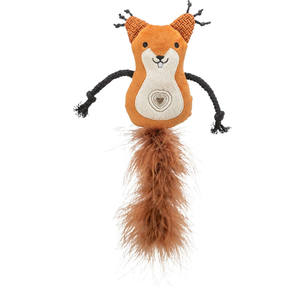 Juguete de Peluche de Ardilla de 12 cm/24 cm, Juguete Interactivo para Mascotas con Movimiento - Product Image 1