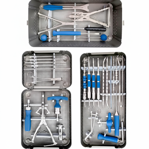 Sistema de tornillos pediculares espinales de 31 piezas, instrumentos ortopédicos, set para cirugía de columna vertebral - Product Image 1