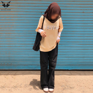 Camiseta Larga Modest Muslimah, Estilo Holgado, Tela Suave, Ropa Casual de Calle, Túnica Cómoda para Mujer - Product Image 5