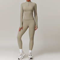 Conjunto Deportivo para Mujer Canton Fair, Chándal sin Mangas, Transpirable, Ecológico, Ropa de Gimnasio, Top Deportivo, Pantalones de Yoga de Cintura Alta