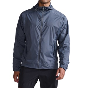 Nouvelle veste coupe-vent zippée à capuche pour femme, idéale pour la course en extérieur et la gym - Product Image 1