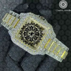 Montre de luxe pour homme en acier inoxydable Charm Jewells, cadran 40 mm, bracelet 20 mm, mouvement mécanique, étanche 10 bars, date automatique, fonction push - Product Image 3