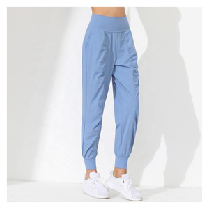 Women Plain Cotton Streetwear Cargo Pants Loose Jogger Trousers for Adults Plus Size with Logo on Waist MADE BY HS 2027 - Product Image 6
