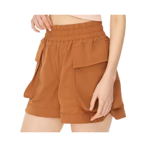 Nouveaux shorts cargo décontractés pour femmes, design personnalisé, séchage rapide, respirants, couleur unie, coupe classique, OEM - Product Image 5