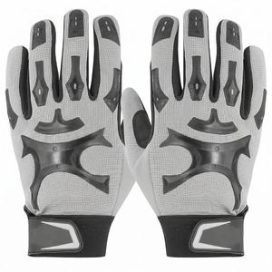 Gants de travail mécaniciens Amara de qualité supérieure, durables, antidérapants, en cuir synthétique renforcé, avec poignet élastique, 11 oz, épais, résistants à la chaleur - Product Image 3