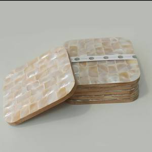 Nuevo Juego de Posavasos de Madera Natural 2026 con Soporte e Incrustaciones de Resina, Tapetes y Almohadillas, Posavasos para Bebidas al Mejor Precio - Product Image 6