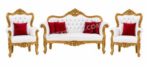 Nouvelle Arrivée : Panneaux Sculptés Or et Rouge pour Scène de Mariage Musulmane – Design Traditionnel Élégant, Taille Personnalisable, Métal Léger - Product Image 3