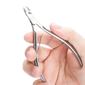 Coupe-ongles et ciseaux à ongles en acier inoxydable de qualité supérieure, ouverture de mâchoire large de 10 mm, style classique pour les doigts, emballage personnalisé - Product Image 3