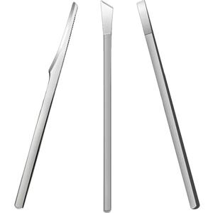 Juego de 3 piezas de cuchillos para pedicura, juego profesional de herramientas para el cuidado de las uñas encarnadas, cortaúñas de acero inoxidable, kit removedor de uñas. - Product Image 6