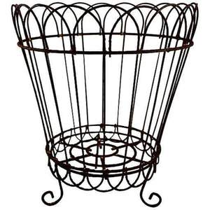 Macetas de Alambre de Hierro de Alta Calidad para Decoración Interior y Exterior, Macetero con Columna para Decoración de Bodas, Macetas de Metal para Jardín a Bajo Precio - Product Image 1