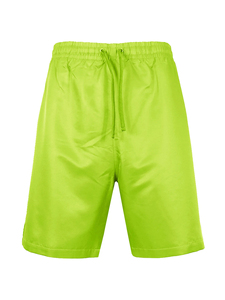 Shorts de Baño para Hombre, Color Coral Sólido, con Cordón Ajustable, Secado Rápido, Tejido Casual, Cintura Media, Corte Corto - Product Image 2