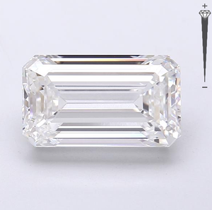 Diamante Cultivado en Laboratorio con Certificación IGI, Corte Esmeralda de 3.98 CT, Color E, Claridad VVS2, CVD LG 779621132 ROYAL GEMS para Joyería - Product Image 1