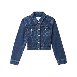 Women <b>Denim</b> <b>Jacket</b> Distressed Ripped Vintage Style Oversized Loose Fit Casual Cotton Jean Coat Fashion Streetwear <b>Lightweight</b> - Product Image 1