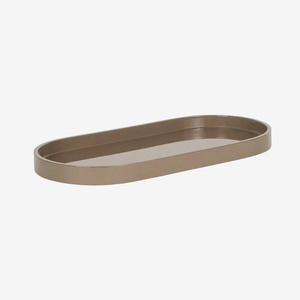 Nueva colección de bandejas decorativas ovaladas de laca en varios colores, OEM, ODM, con dimensiones y precio al por mayor. - Product Image 4