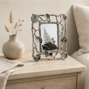 Cadre photo en métal de qualité supérieure, fait main, argent antique, pour décoration de table, cadeaux de mariage en gros - Product Image 4