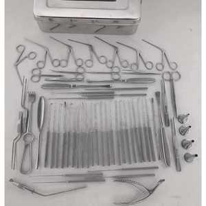 Juego de 60 Piezas para Timpanoplastia, Acero Inoxidable de Primera Calidad, Manual, Reutilizable, Kit de Herramientas Quirúrgicas para Microcirugía de Oído, Dentavex Clase I CE - Product Image 3
