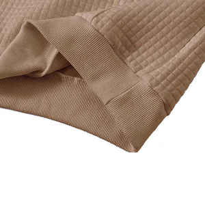 Mens <b>Quilted</b> Two Tone Hoodie Casual Pullover Sweatshirt Winter Streetwear - Product Image 2