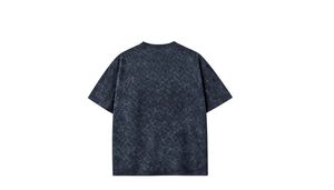 ผู้ผลิตเสื้อยืดผ้าฝ้าย OEM ทรงโอเวอร์ไซส์ ทรงบ็อกซี่ ฟิต วินเทจวอช ปักลายปะ  ขั้นต่ำ 10 ตัว - Product Image 2