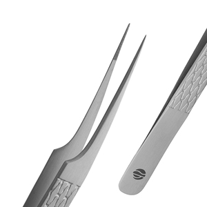 แหนบต่อขนตา Stahlmanan Pro รุ่น Diamond Grip  วัสดุสแตนเลส ปลายหยักละเอียด ขนาด 115 มม. ทนทาน - Product Image 3