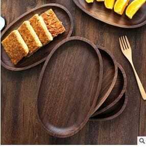 Plateau en bois personnalisé, léger, sculpté en acacia, pour service de thé et cuisine, vente en gros pour événements - Product Image 2