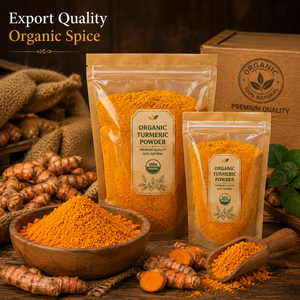 Cebollas de cúrcuma enteras |   Cúrcuma Premium Seca al Sol, Rica en Curcumina, para Cocinar, Especia de Calidad de Exportación, Paquete a Granel, Grado de Uso Diario - Product Image 3