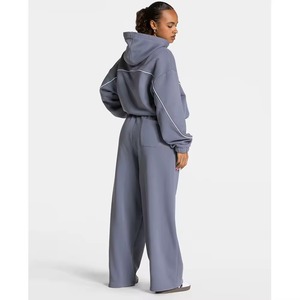 Conjunto Deportivo de Forro Polar para Mujer, con Logotipo Personalizado Bordado, Diseño 2026, Ligero, en Venta - Product Image 2