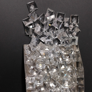 Topacio Blanco Natural de 7MM, Corte Cuadrado Escalonado, Gemas Sueltas de la Mejor Calidad para Joyería - Product Image 5