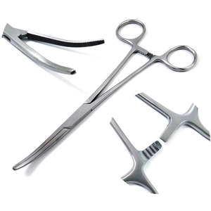 คีมห้ามเลือด Rochester-Pean คุณภาพพรีเมียม ขนาด 14 ซม. 16 ซม. 20 ซม. 24 ซม. แบบตรงและแบบโค้ง ทำจากเหล็กกล้าไร้สนิม สำหรับการผ่าตัด ได้รับมาตรฐาน CE ISO - Product Image 3