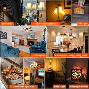 Lampadina LED T6 Dimmerabile 25W Candelabro con 2700K Luce Chiara 200lm 2W E12 T25 LED Confezione da 6 - Product Image 2