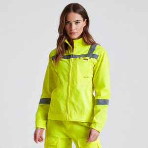 High Visibility Heavy Duty Workwear <b>Jackets</b> Ladies Autumn Winter <b>Construction</b> Worker <b>Jacket</b> Women - Product Image 5