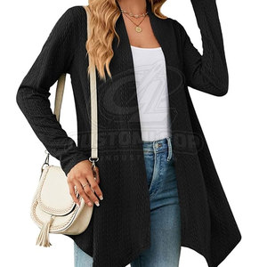 Cárdigan Moderno de Invierno para Mujer, 100% Lana, Prenda de Punto Elegante con Cierre de Botones Frontales, Ajuste Cómodo para Moda Casual - Product Image 6