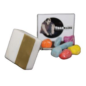 Marble <b>Knob</b> in Square Shape with Brass Strip Latest Design White <b>Furniture</b> <b>Handle</b> & <b>Knob</b> Manufacturer From Sambhal - Product Image 1