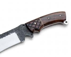 Outil de broussecraft artisanal en acier à haute teneur en carbone avec manche en bois sculpté - Product Image 6