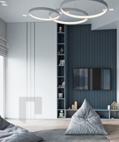 Panneau de lames modernes en WPC écologique, garantie 2 ans, pour appartement, étanche, insonorisant, soldes de liquidation