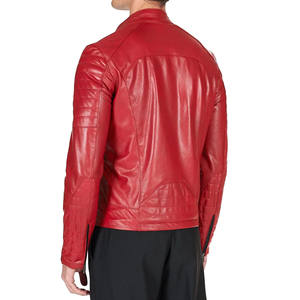 Nueva llegada, diferentes colores disponibles al mejor precio, chaqueta de cuero para hombre, chaqueta de cuero para uso en exteriores. - Product Image 6