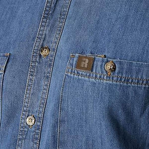 เสื้อเชิ้ตแขนยาวผ้าทวิลสำหรับผู้ชาย ขายส่ง เสื้อเชิ้ตเบอร์กันดีทนทาน เหมาะสำหรับใส่ทำงานและลำลอง - Product Image 5