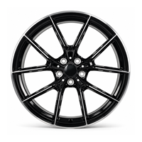 Jantes forgées monobloc VIW-218 à cinq branches usinées, 18-22 pouces, 5x112 5x114.3 pour BMW Audi Mercedes-Benz