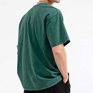 Camiseta Casual para Hombre, Diseño Personalizado OEM, Estampada, Corte Holgado, Lavado Ácido, 100% Algodón, Transpirable, Secado Rápido, Ecológica, Venta al Por Mayor - Product Image 3