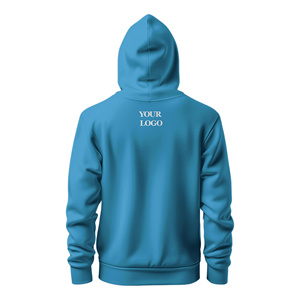 Felpa personalizzata da uomo con stampa grafica, vestibilità casual regolare, con tasca frontale e coulisse. - Product Image 2