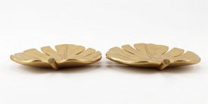 Hot Vantage Moderne Luxe Fantaisie Premium Unique Nouveau Design Feuille d'or design plat décoratif vaisselle fruits plat de service bol - Product Image 2