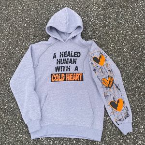 Urban Fashion Regular Fit Embroidered 100% Cotton Solid Lined Autumn Hoodies Customized Branding High Quality Wholesale - Product Image 3