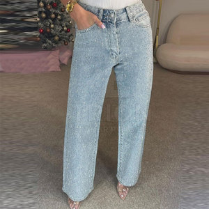 Women Rhinestone <b>Pant</b> Casual Wear Best Selling Design Women Rhinestone <b>Pant</b> Trendy Look Women Rhinestone <b>Pant</b> - Product Image 3