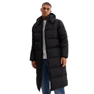 Blouson moto homme d'hiver vert en viscose/polyester matelassé en laine de mouton, écologique, semi-imperméable, lavé, à capuche et col montant - Product Image 1