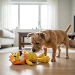 Yommy Furry Friends, peluche douce et résistante de 32 cm, jouet câlin pour chiens et chats, pour animaux de compagnie - Product Image 4