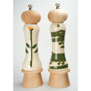 Handmade Lacquer Salt and <b>Pepper</b> Mill Customized Color Size Manual Salt and <b>Pepper</b> <b>Grinder</b> for Kitchen from Vietnam Wholesale - Product Image 3