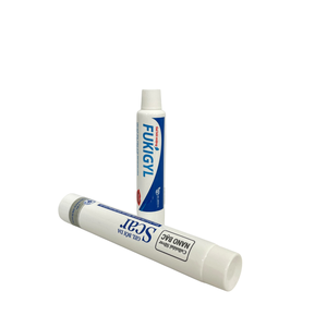 Ventes chaudes : Tubes en plastique PE D19 D22 avec bouchons à vis lisses ou striés, emballage pour dentifrice pour enfants, impression personnalisée disponible - Product Image 1