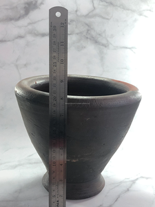 Mortier et pilon en bois de manguier naturel faits à la main outil de cuisine en bois rond pour herbes et épices de Falak World Export - Product Image 6