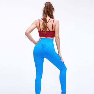 Ensemble de yoga sans couture pour femmes : Leggings taille haute et brassière de sport – Tenue de gym pour le yoga, la course et l'exercice - Product Image 4