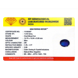 Natural Blue Sapphire 7.55 Carat Loose Gemstone Brilliant Cut for Fine Jewelry - Product Image 4