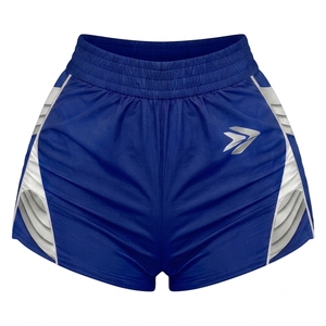 Ensemble veste coupe-vent et short multicolores pour femmes, manches longues, polyester tricoté, logo personnalisé, vêtements de sport pour femmes, ensembles respirants - Product Image 5